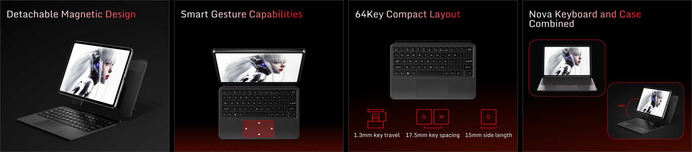 REDMAGIC Nova Magnetic Keyboard (Official) 10 REDMAGIC Nova Magnetic Keyboard (Official) 1